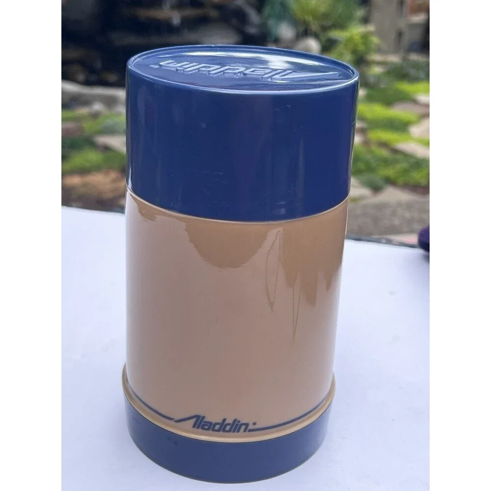 Vintage Late 1970s/Early 1980s Aladdin Wide Mouth Pint Thermos